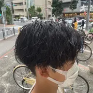【メンズ】18:30~カット+パーマ(ニュアンス・フェザー・シャドウ)ご予約の際はリクエストからお願い致します。
