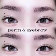 ⋆͛📢⋆上まつ毛パーマ+眉毛WAX🐈ᯓᡣ𐭩