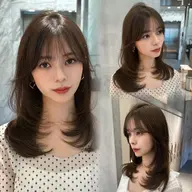【ミディアムレイヤーカット💇🏻♀️🎀】➕前髪・顔周りカットも🙆🏻♀️ ̖́-トリートメント付き🫧✨