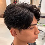 メンズカット➕フェザーパーマ