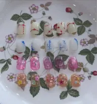 【オフ無し/ケア込み】定額デザインから選ぶアート10本 / 6000円