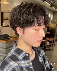 人気のショートパーマ🌈