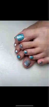 フットネイル(オフなし)ワンカラー