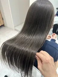 【迷ったらコレ】赤み消し 透明感カラー+艶トリートメント！✨ ベージュ/オリーブ/グレージュ/吉塚/博多/艶髪/髪質改善