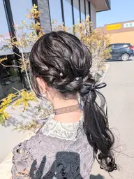 🌺透明感カラー+ヘアアレンジ🌺