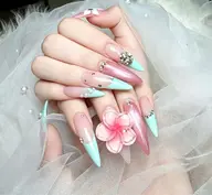 【NEW OPEN限定】 人気NO1✨ 10本チップ長さ出し 持ち込みデザインやり放題 120分