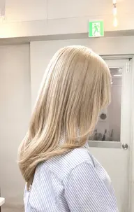 🦋【おすすめNo.1⭐️】ブリーチ+カラー+クイックトリートメント🦋