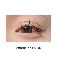 【マツエク】国産最高級セーブルエクステ80本♡3980円/フラット4980円♡オフ込み