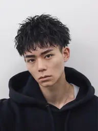 【限定価格】men'sカット+お好みパーマ+眉毛カット付🍉土日+1100