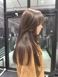 カット＋透明感ケアカラー＋マスクトリートメント