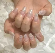 オフなし💚スカルプ長さ出し10本【S/Mサイズ】ワンカラーOrラメグラデーション】
