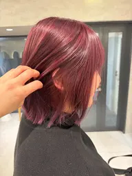 【再来様限定✨️】Wcolor➕トリートメント付➕前髪と毛先カット💇🏼‍♀️🫧（ブリーチ有・無）