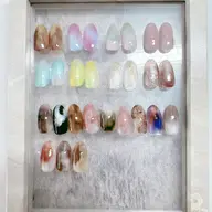 【オフなし】シンプルニュアンスネイル
