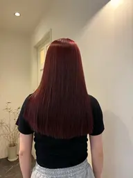 ブリーチなしW color .˖٭ ブリーチ剤を使わない透明感color♡