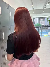 【人気Ｎｏ．2 】ブリーチなしヘアカラー➕4step Aujuaトリートメント🐣✨ツヤ髪になりたい方にオススメ🫧🫧