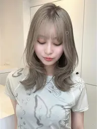 【 🪽透け感たっぷり🪽 】ケアブリーチ ➕ ケアカラー ➕ 高保湿トリートメント🌿🤍