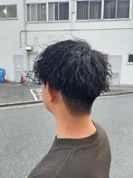 メンズカット+特殊パーマ(波巻き、ツイスパ、ツイスト)