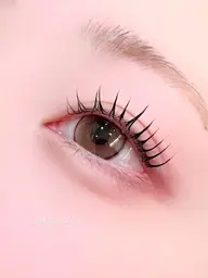 【垢抜けNo.1🏅】韓国風束感まつげパーマ+美眉WAX🪞⟡.·《束感パーマ仕上げ♡》