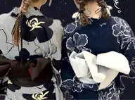 夏祭り前に浴衣着付け🍧🎀🪄