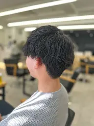 骨格矯正カット+ダメージケア特殊パーマ