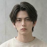 ⚡️10月限定⚡️~面長メンズに毛流れを~カット+ケアストレートパーマ+3step トリートメント