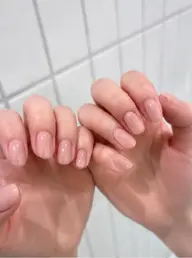 🎀うるうるナチュラル・オフィスネイル🎀オフなし、長さだしなし