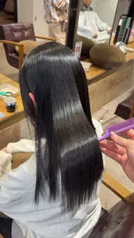 💖実習・就活生に💖明るく戻せる黒🐦‍⬛フルカラー✖️トリートメント　レイヤー/ボブ/溝の口/髪質改善/神奈川/韓国