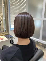 「‼️minimo限定価格‼️」ショートヘアの方💁艶カラー（ブリーチ不可）