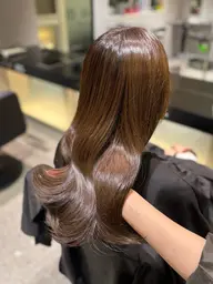 【初めてご来店の方へ🌈】🎀前髪&顔周りカット+髪質改善ケアカラー+超音波トリートメント🎀
