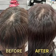 ✨定番メニュー✨潤い艶リタッチカラー+シャンプーブロー(白髪染め可)