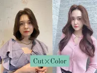 ❤️‍🔥【ご新規様人気No.1】❤️‍🔥髪質改善inケアカラー＋デザインカット＋トリートメント