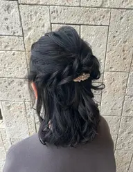 ヘアセット🌟ハーフアップスタイル【早朝からのご予約可🙆♀️】