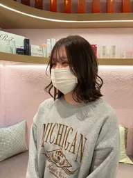 【ダメージレス】ツヤカラー🍒ྀི/毛先までしっとり仕上げ3種トリートメント付き🎈⛅️