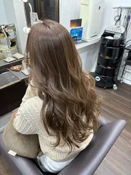 カット+高濃度水素+話題のトステア配合髪質改善×クセの抑制+熱ケア・質感再整カラー+質感再整超音波トリートメント✮*。゚