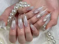チップ長さだしシンプル持ち込みデザイン💅【💕マグネット、フラッシュ!ラメグラデーションできます💕】
