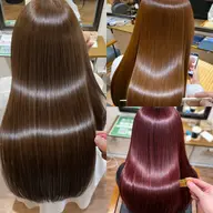 【6月限定】髪質改善シルクTR+カット+艶カラー 【湿気、うねりにも◎】
