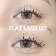 【平日限定40%off】🩵フラットラッシュ100~120本🩵➕LEDエクステ変更無料✨🉐
