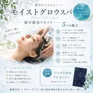 【7、8月限定】似合わせカット+夏のクレンジングスパ+炭酸スパ¥ 9350→
