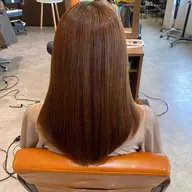 【憧れの艶髪へ】カット+髪質改善ストレート+全体カラー+超音波TR※カウンセリング施術動画撮影させていただきます。