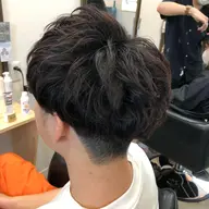 メンズ カット+パーマ