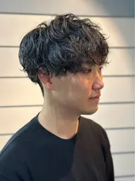 カット➕シャドウパーマ