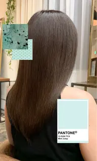 【季節の色味を楽しみたい方】レディースカット×髪を綺麗に見せるカラー
