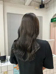 【ブリーチなしで理想の髪色に💎】透明感シアカラー➕スリーステップトリートメント✨