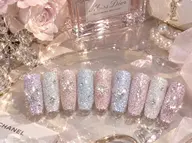 ♡【オフ無し】10本長さ出し❣️うる艶🫧マグネットorキラキラ💫フラッシュ ♡