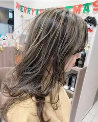 【大人気メニュー‼️】✨ポイントハイライト✨(表面のみ)+フルカラー+2stepトリートメント