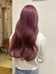 【ピンクカラーご希望の方必見✨️】ブリーチ込透明感ピンクカラー!🩰🎀💕