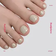 【 仙台 フットネイル 】ワンカラー|ネイルケア込み ¥7,990 ※オフなし