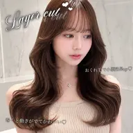 【🩶ダメージレスに明るく🩶】盛れる顔周りカット+ライトニングダブルケアカラー+2stepグロストリートメント🎀✨