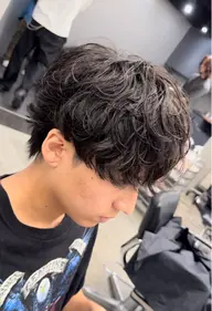 当店スタイリストカット✂️+シャドウパーマ🌀