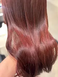 ブリーチなしワンカラー➕眉毛カット